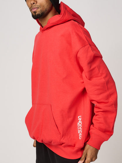 Flaming Red Stringless Hoodie