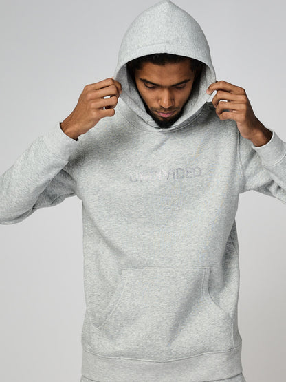 Men's Heather Grey Undivided Brushed Fleece Tracksuit