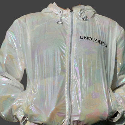 UNDIVIDED Waterproof Shimmering Muted Camouflage Hooded Zip Up Jacket