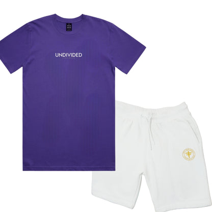 Purple & White Co-ord