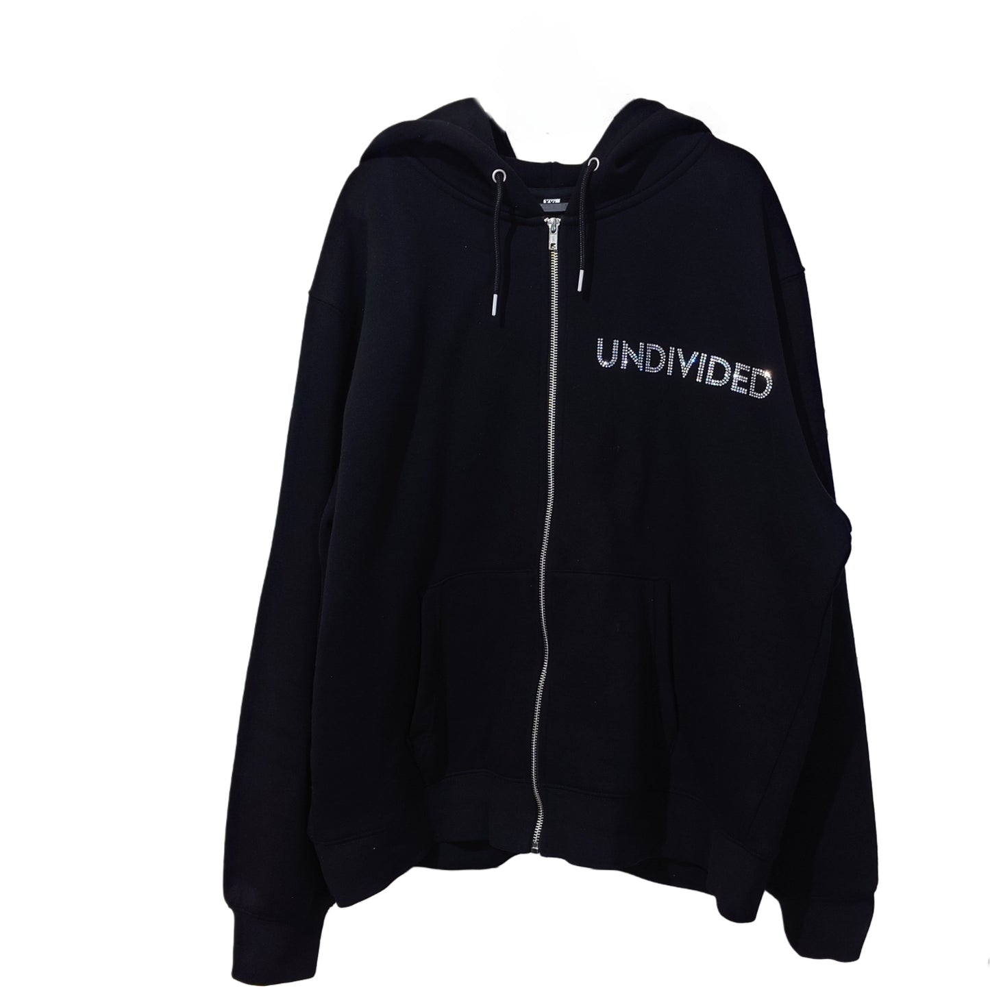 Black Zip Up Undivided Premium Hoodie
