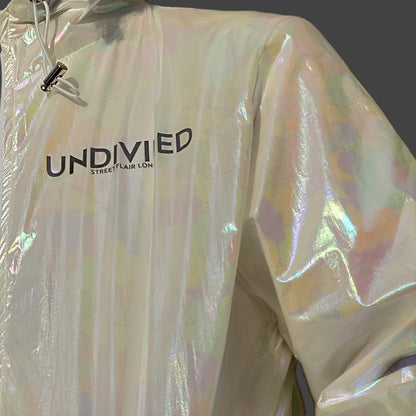 UNDIVIDED Waterproof Shimmering Muted Camouflage Hooded Zip Up Jacket