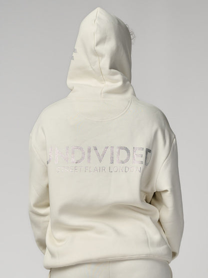 Women's Ecru Undivided Oversized Premium Tracksuit