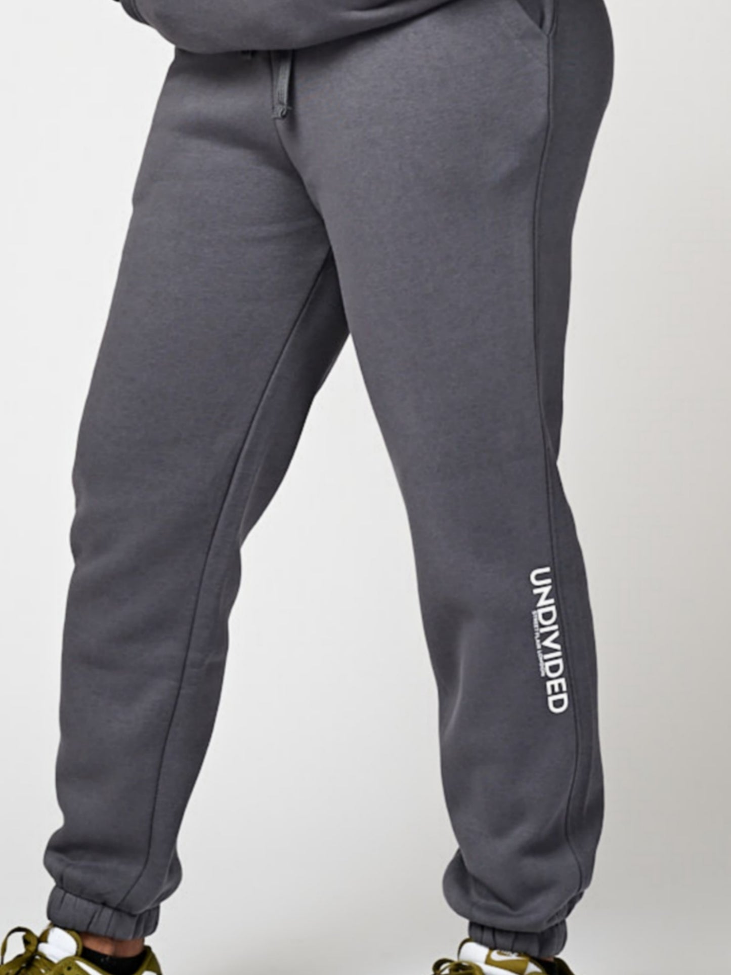 Graphite Grey Cuffed Tracksuit Bottoms