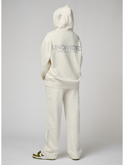 Women's Ecru Undivided Oversized Premium Tracksuit