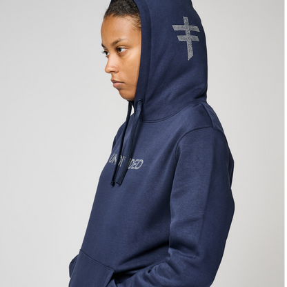 Navy Ladies Premium Hoodie