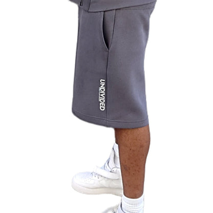 UNDIVIDED Grafitti Grey Tech Fleece Short Tracksuit