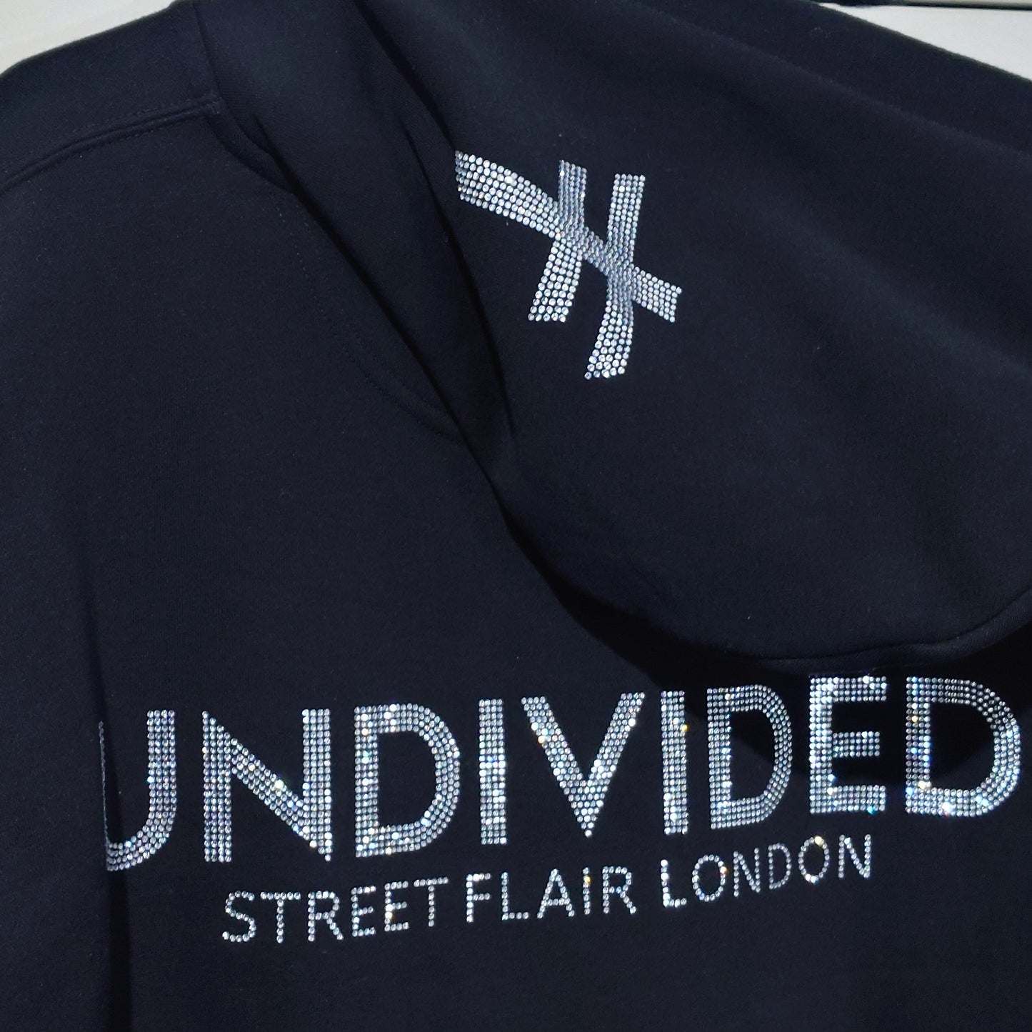 Black Zip Up Undivided Premium Hoodie