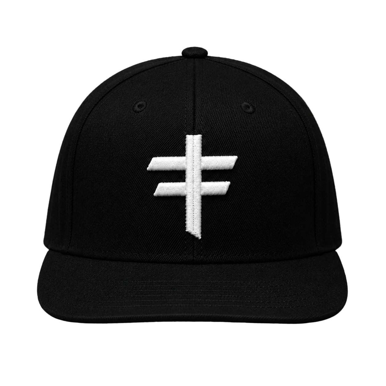 CASQUETTE AJUSTÉE XL - XXL (Noir &amp; Blanc)