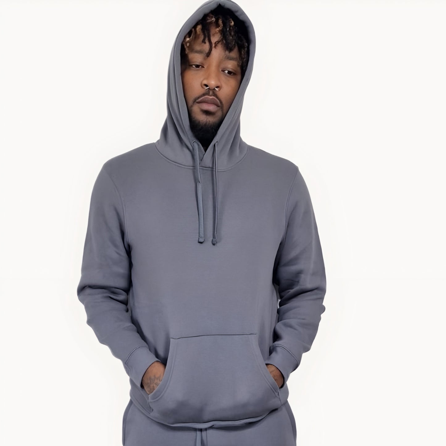 Men's Graffiti Grey Undivided Brushed Fleece Tracksuit