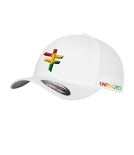 Load image into Gallery viewer, Africa Undivided Fitted Cap (White)
