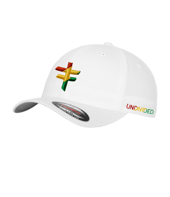 Africa Undivided Fitted Cap (White)