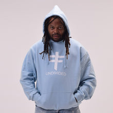 Load image into Gallery viewer, UNDIVIDED Baby Blue Hoodie (Unisex)

