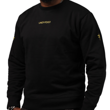 Load image into Gallery viewer, UNDIVIDED Black Sweat Top With Gold Embroidery
