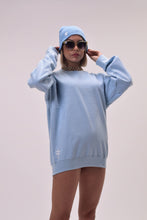 Load image into Gallery viewer, UNDIVIDED Baby Blue Sweatshirt With Embroidered Logo
