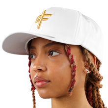 Load image into Gallery viewer, XL - XXL FITTED CAP ( Gold &amp; White)
